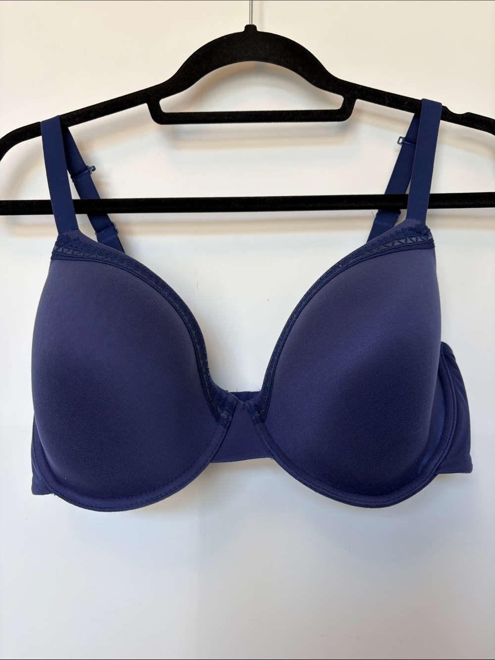 Wacoal Perfect Primer Underwire T-Shirt Bra Skipper Navy Blue 34G - Picture 3 of 9